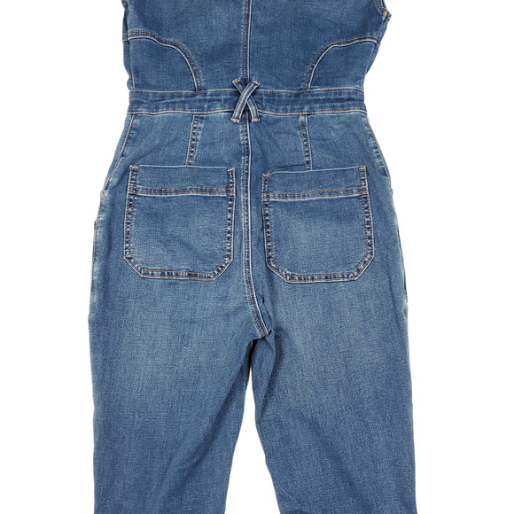 Free People Blue Denim Jumpsuit - Picture 9 of 11